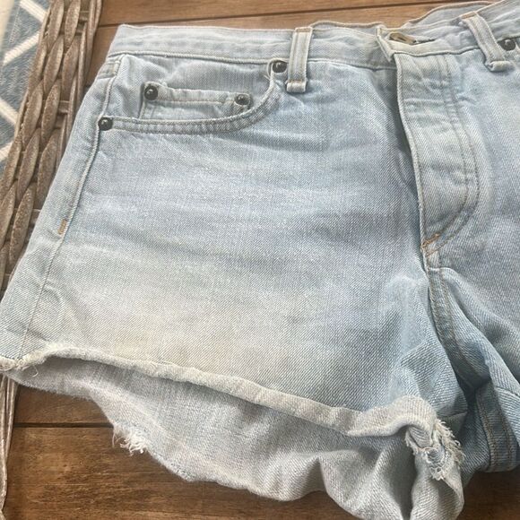 Rag & Bone Light Blue Wash Shorty Denim Shorts 27 - Picture 2 of 9